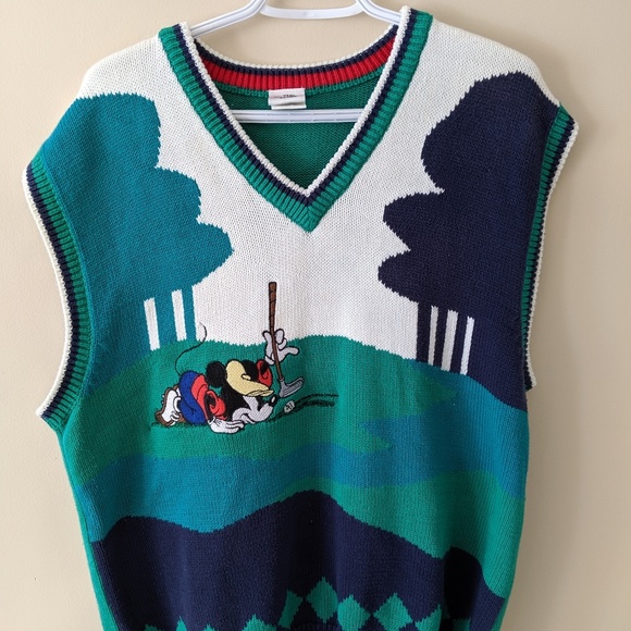 Disney Other - Disney sweater vest - men's